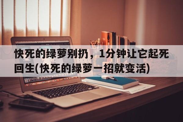 快死的绿萝别扔，1分钟让它起死回生(快死的绿萝一招就变活)