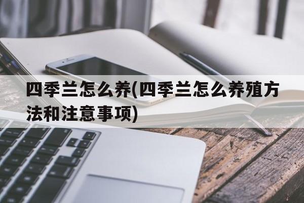 四季兰怎么养(四季兰怎么养殖方法和注意事项)