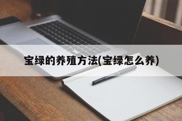 宝绿的养殖方法(宝绿怎么养)