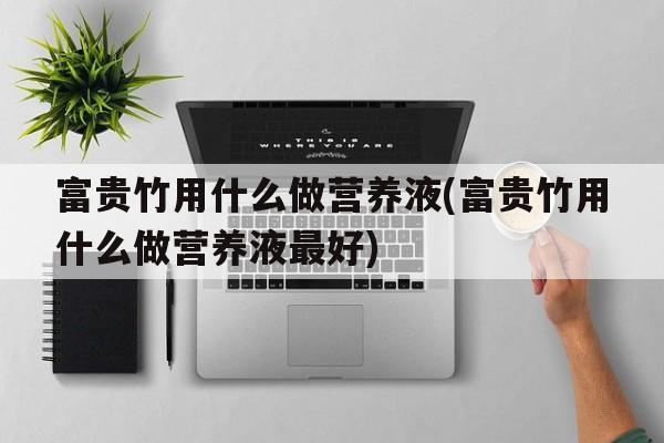 富贵竹用什么做营养液(富贵竹用什么做营养液最好)