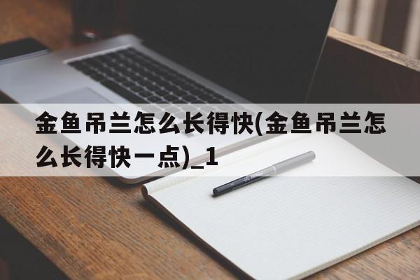 金鱼吊兰怎么长得快(金鱼吊兰怎么长得快一点)_1